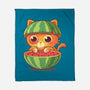 Watermeowlon Kitty-None-Fleece-Blanket-erion_designs