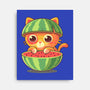 Watermeowlon Kitty-None-Stretched-Canvas-erion_designs