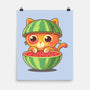 Watermeowlon Kitty-None-Matte-Poster-erion_designs