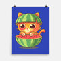 Watermeowlon Kitty-None-Matte-Poster-erion_designs