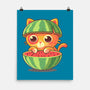 Watermeowlon Kitty-None-Matte-Poster-erion_designs