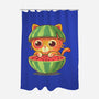 Watermeowlon Kitty-None-Polyester-Shower Curtain-erion_designs