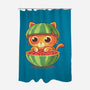 Watermeowlon Kitty-None-Polyester-Shower Curtain-erion_designs