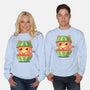 Watermeowlon Kitty-Unisex-Crew Neck-Sweatshirt-erion_designs
