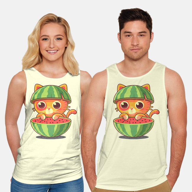 Watermeowlon Kitty-Unisex-Basic-Tank-erion_designs