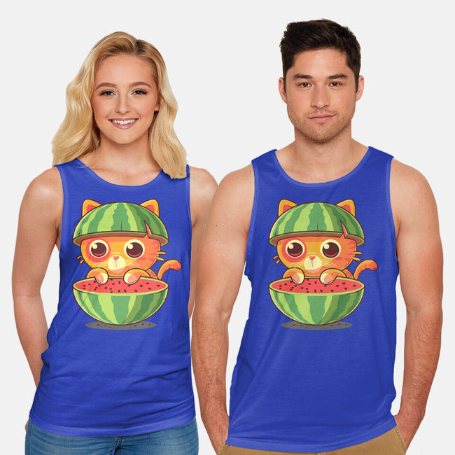 Watermeowlon Kitty-Unisex-Basic-Tank-erion_designs