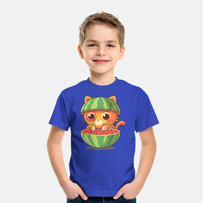 Watermeowlon Kitty-Youth-Basic-Tee-erion_designs