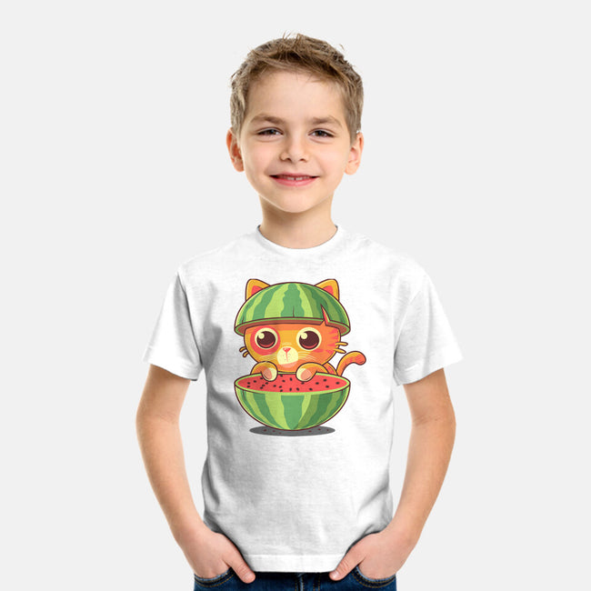 Watermeowlon Kitty-Youth-Basic-Tee-erion_designs