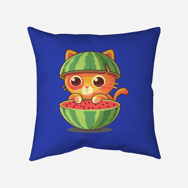 Watermeowlon Kitty-None-Removable Cover w Insert-Throw Pillow-erion_designs