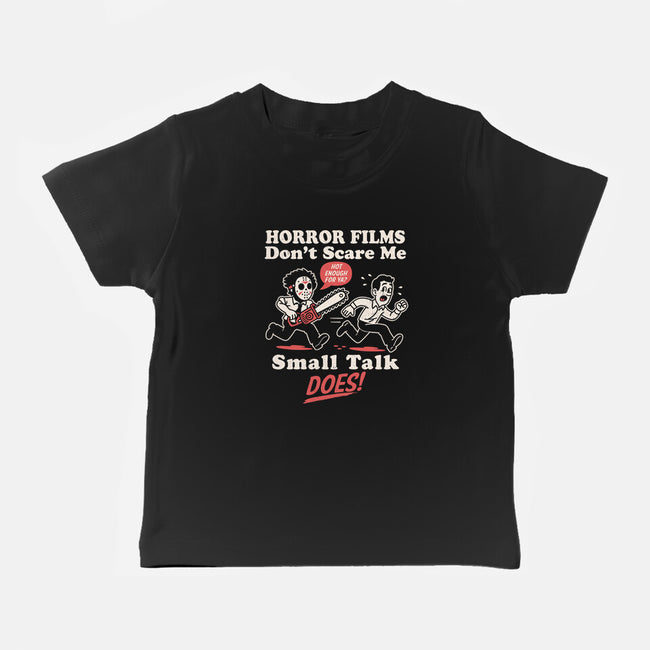 Small Talk Scares Me-Baby-Basic-Tee-Nemons