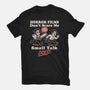 Small Talk Scares Me-Unisex-Basic-Tee-Nemons
