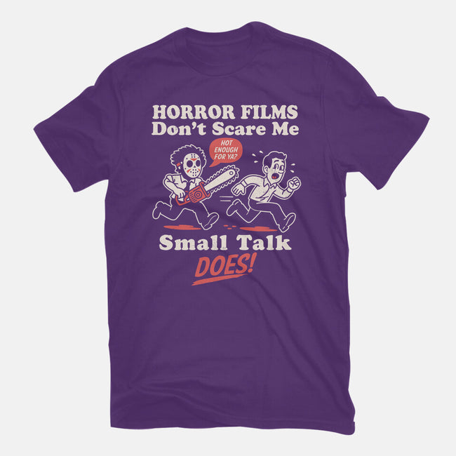 Small Talk Scares Me-Womens-Fitted-Tee-Nemons