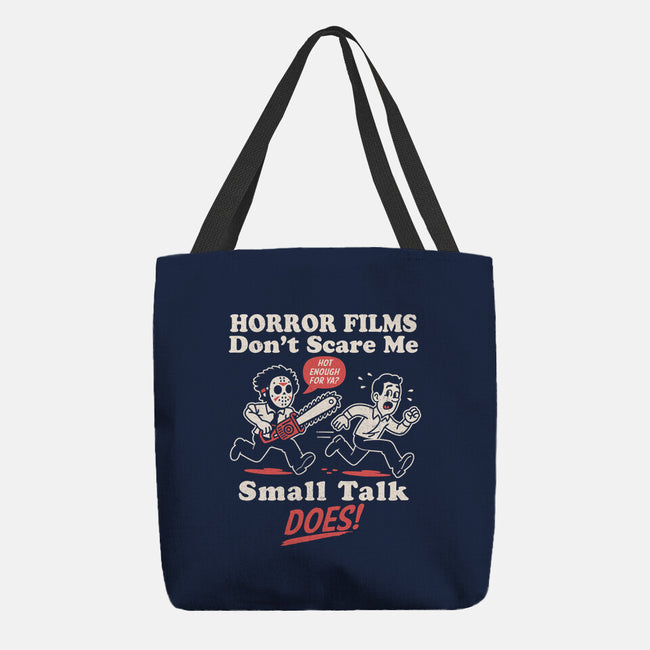 Small Talk Scares Me-None-Basic Tote-Bag-Nemons