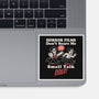 Small Talk Scares Me-None-Glossy-Sticker-Nemons