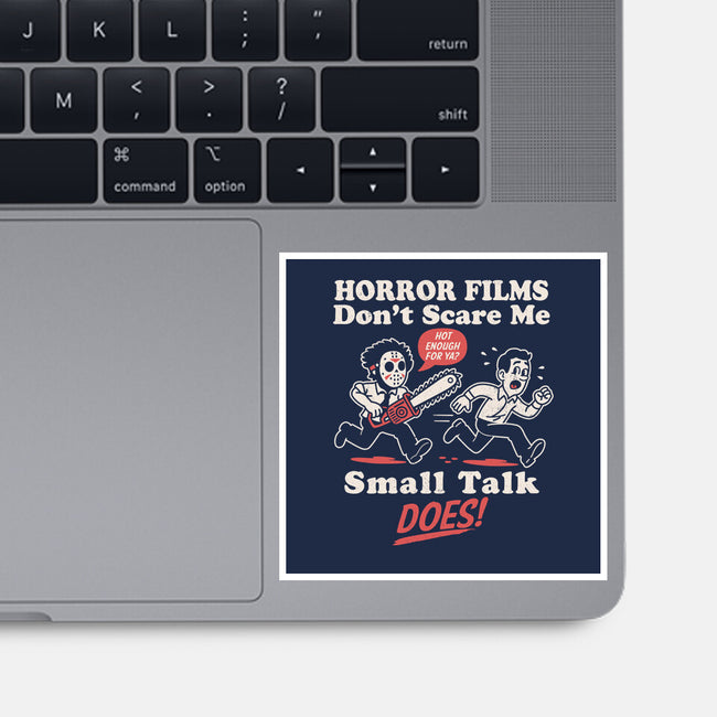 Small Talk Scares Me-None-Glossy-Sticker-Nemons
