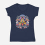 Expanded But I Regret It-Womens-V-Neck-Tee-Nemons