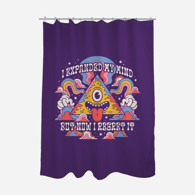 Expanded But I Regret It-None-Polyester-Shower Curtain-Nemons