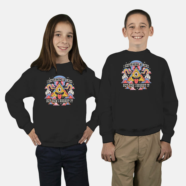 Expanded But I Regret It-Youth-Crew Neck-Sweatshirt-Nemons