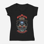 Bolt N Laser-Womens-V-Neck-Tee-Samuel