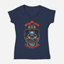 Bolt N Laser-Womens-V-Neck-Tee-Samuel