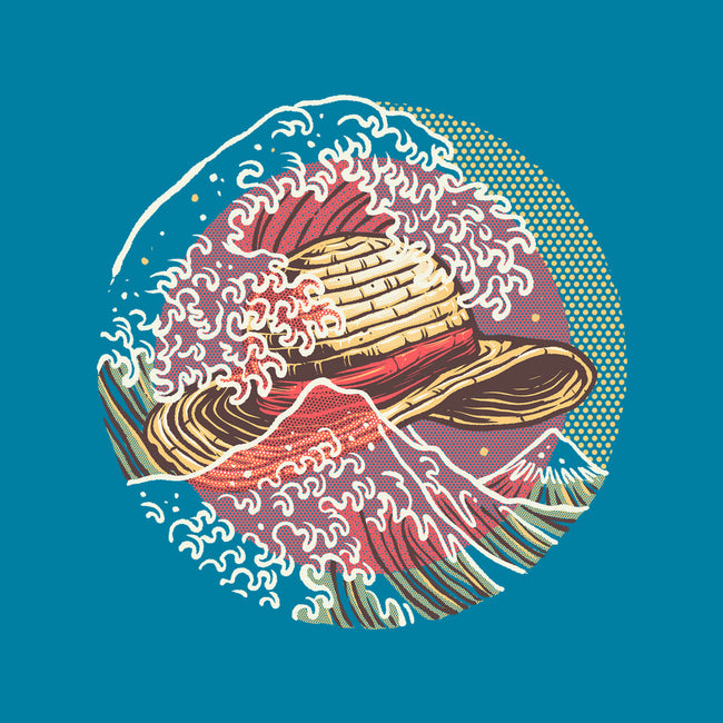 Straw Hat Wave-Mens-Heavyweight-Tee-glitchygorilla