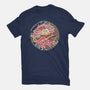 Straw Hat Wave-Womens-Fitted-Tee-glitchygorilla