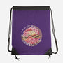 Straw Hat Wave-None-Drawstring-Bag-glitchygorilla