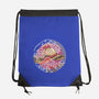 Straw Hat Wave-None-Drawstring-Bag-glitchygorilla