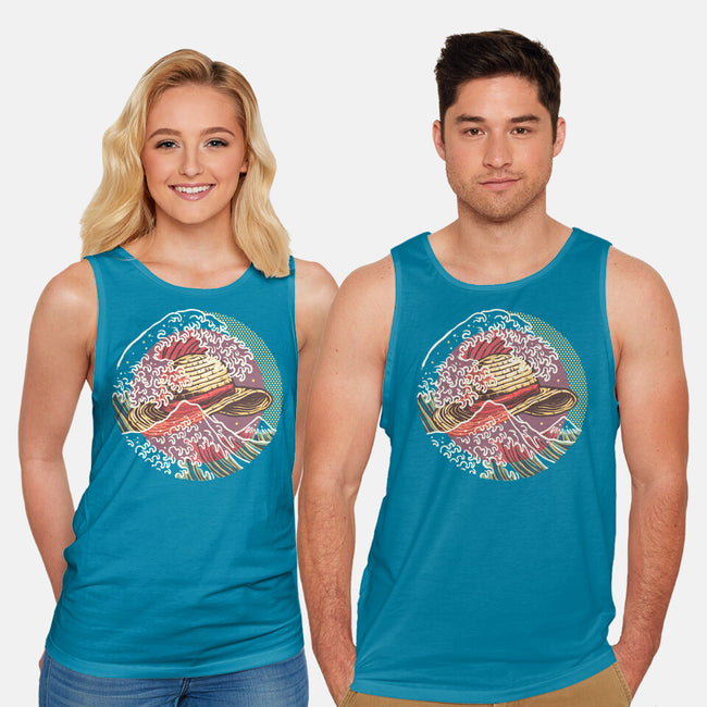 Straw Hat Wave-Unisex-Basic-Tank-glitchygorilla