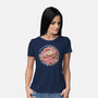 Straw Hat Wave-Womens-Basic-Tee-glitchygorilla