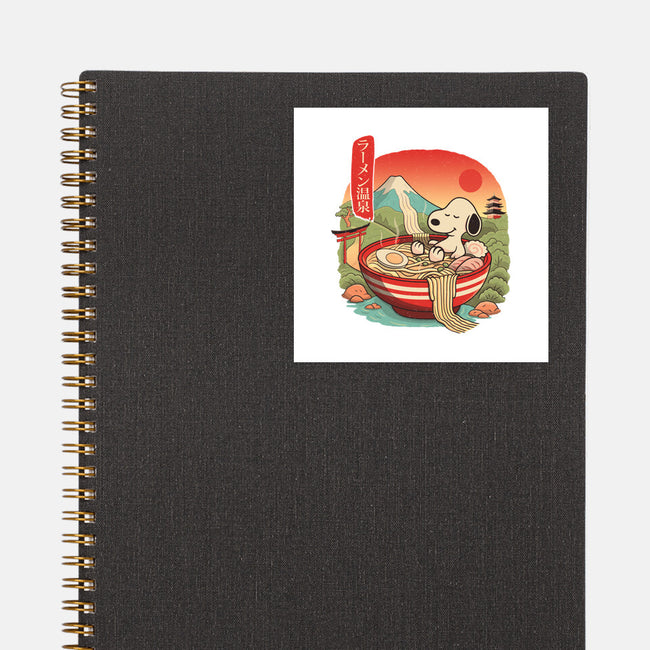 Ramen Onsen-None-Glossy-Sticker-NMdesign