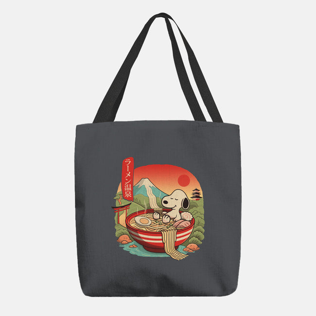 Ramen Onsen-None-Basic Tote-Bag-NMdesign