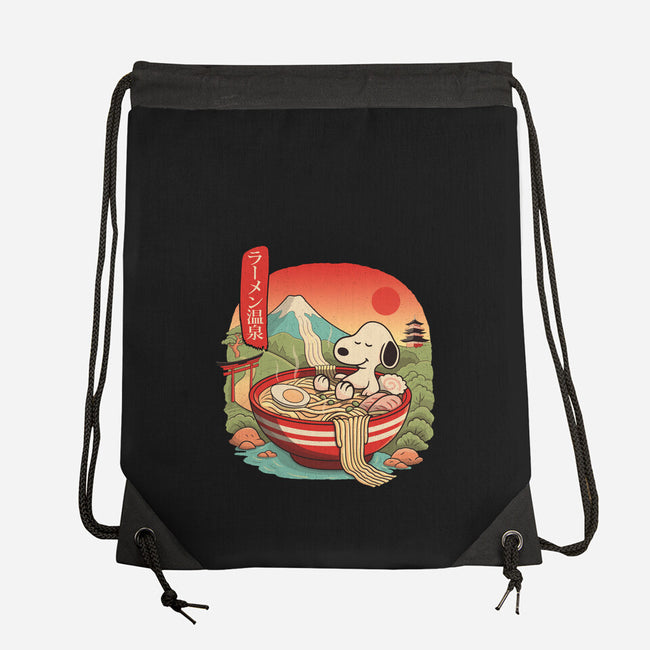 Ramen Onsen-None-Drawstring-Bag-NMdesign