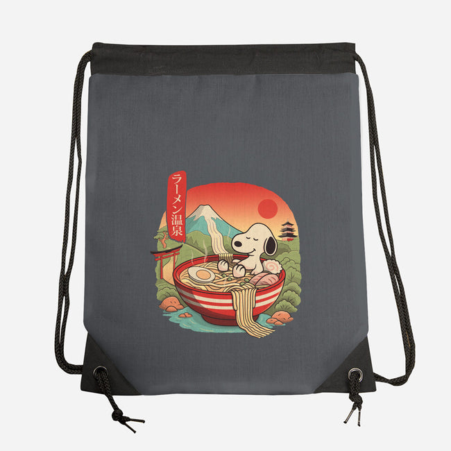 Ramen Onsen-None-Drawstring-Bag-NMdesign