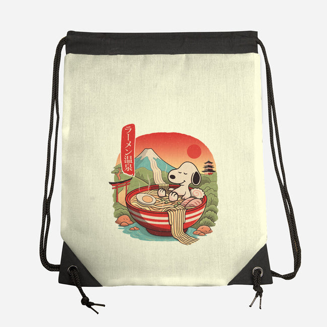Ramen Onsen-None-Drawstring-Bag-NMdesign