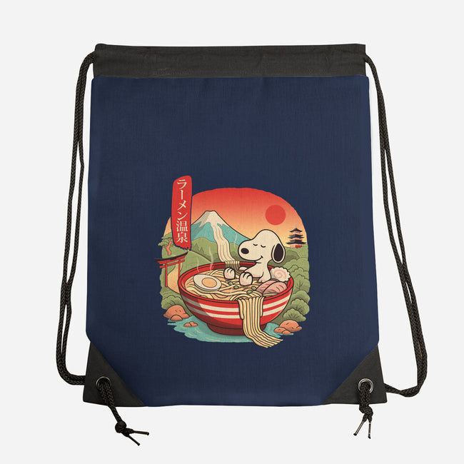 Ramen Onsen-None-Drawstring-Bag-NMdesign