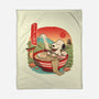 Ramen Onsen-None-Fleece-Blanket-NMdesign