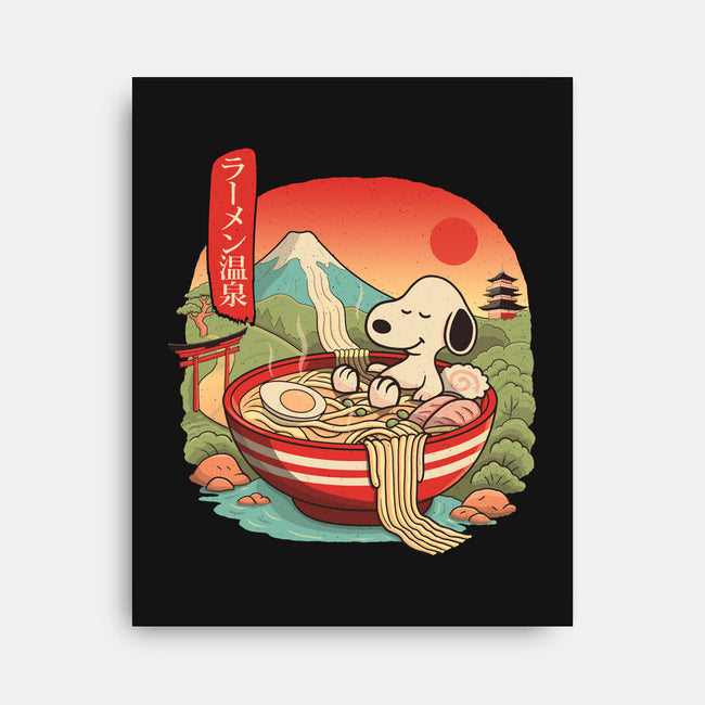 Ramen Onsen-None-Stretched-Canvas-NMdesign