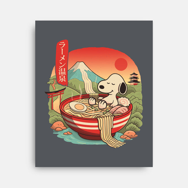 Ramen Onsen-None-Stretched-Canvas-NMdesign