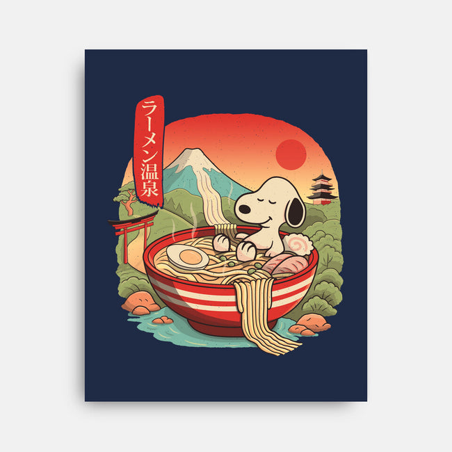 Ramen Onsen-None-Stretched-Canvas-NMdesign