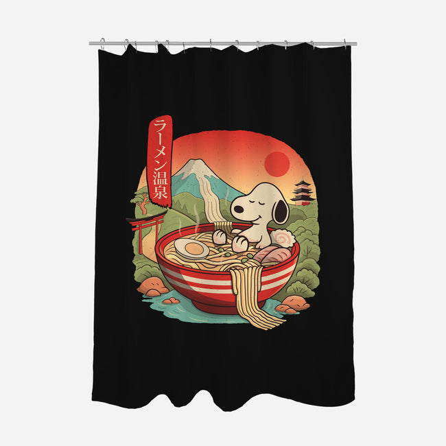 Ramen Onsen-None-Polyester-Shower Curtain-NMdesign