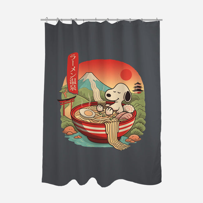 Ramen Onsen-None-Polyester-Shower Curtain-NMdesign