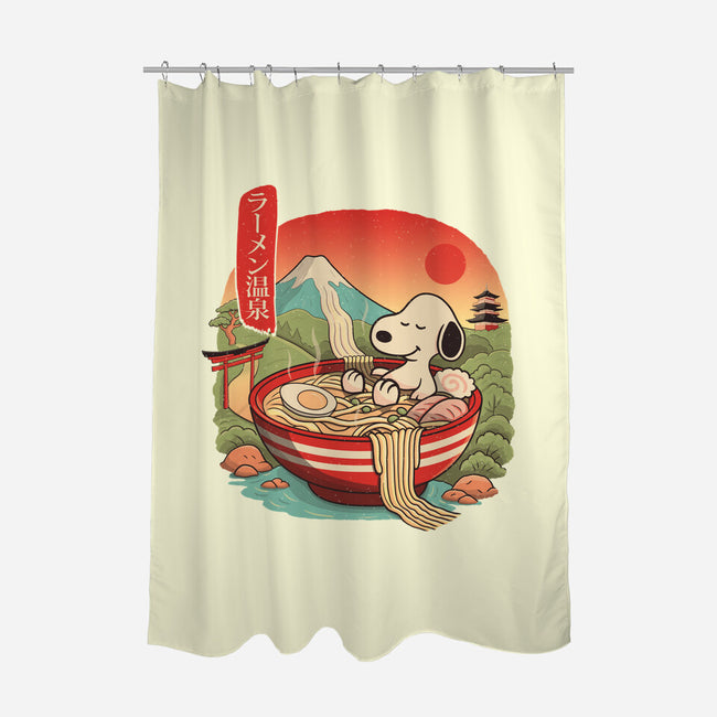 Ramen Onsen-None-Polyester-Shower Curtain-NMdesign