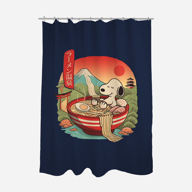 Ramen Onsen-None-Polyester-Shower Curtain-NMdesign