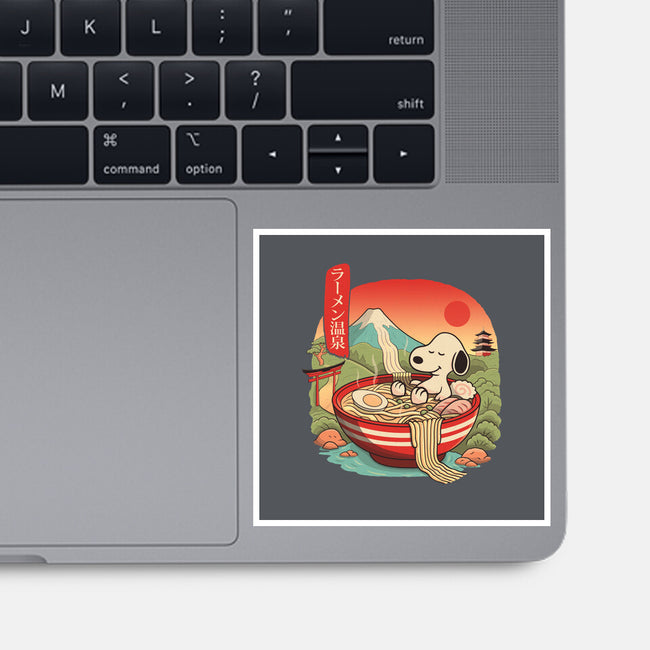 Ramen Onsen-None-Glossy-Sticker-NMdesign