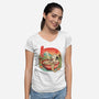 Ramen Onsen-Womens-V-Neck-Tee-NMdesign