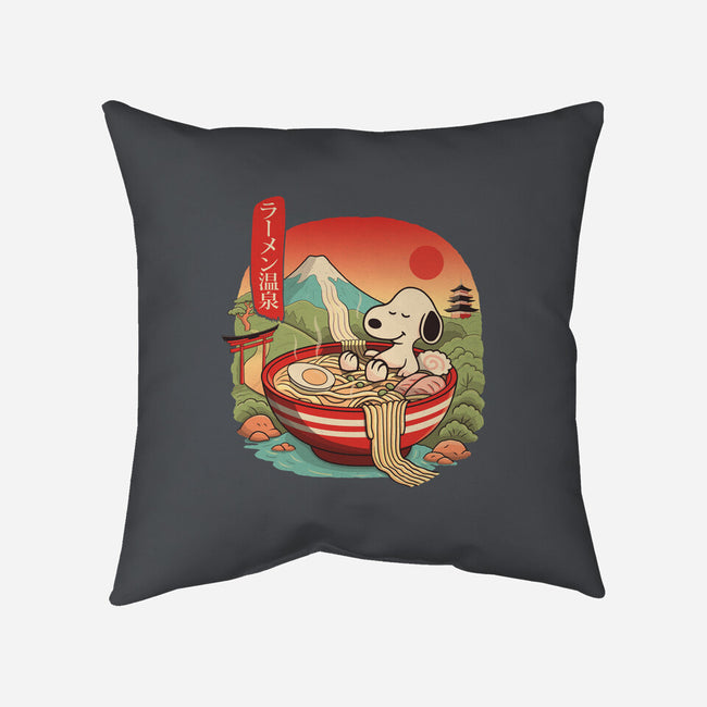 Ramen Onsen-None-Removable Cover w Insert-Throw Pillow-NMdesign
