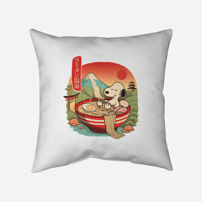 Ramen Onsen-None-Removable Cover w Insert-Throw Pillow-NMdesign