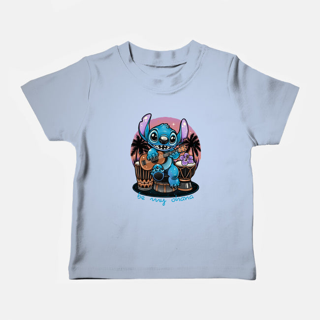 Be My Ohana-Baby-Basic-Tee-glitchygorilla