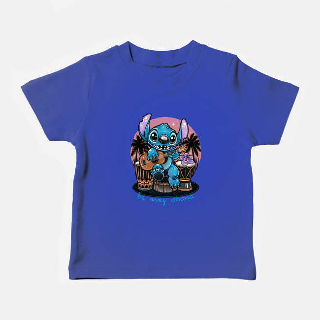 Be My Ohana-Baby-Basic-Tee-glitchygorilla